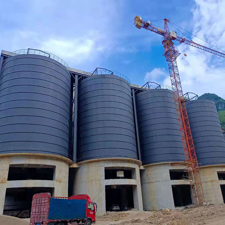 温州骨料钢板仓建造施工周期从规划到竣工的每一步